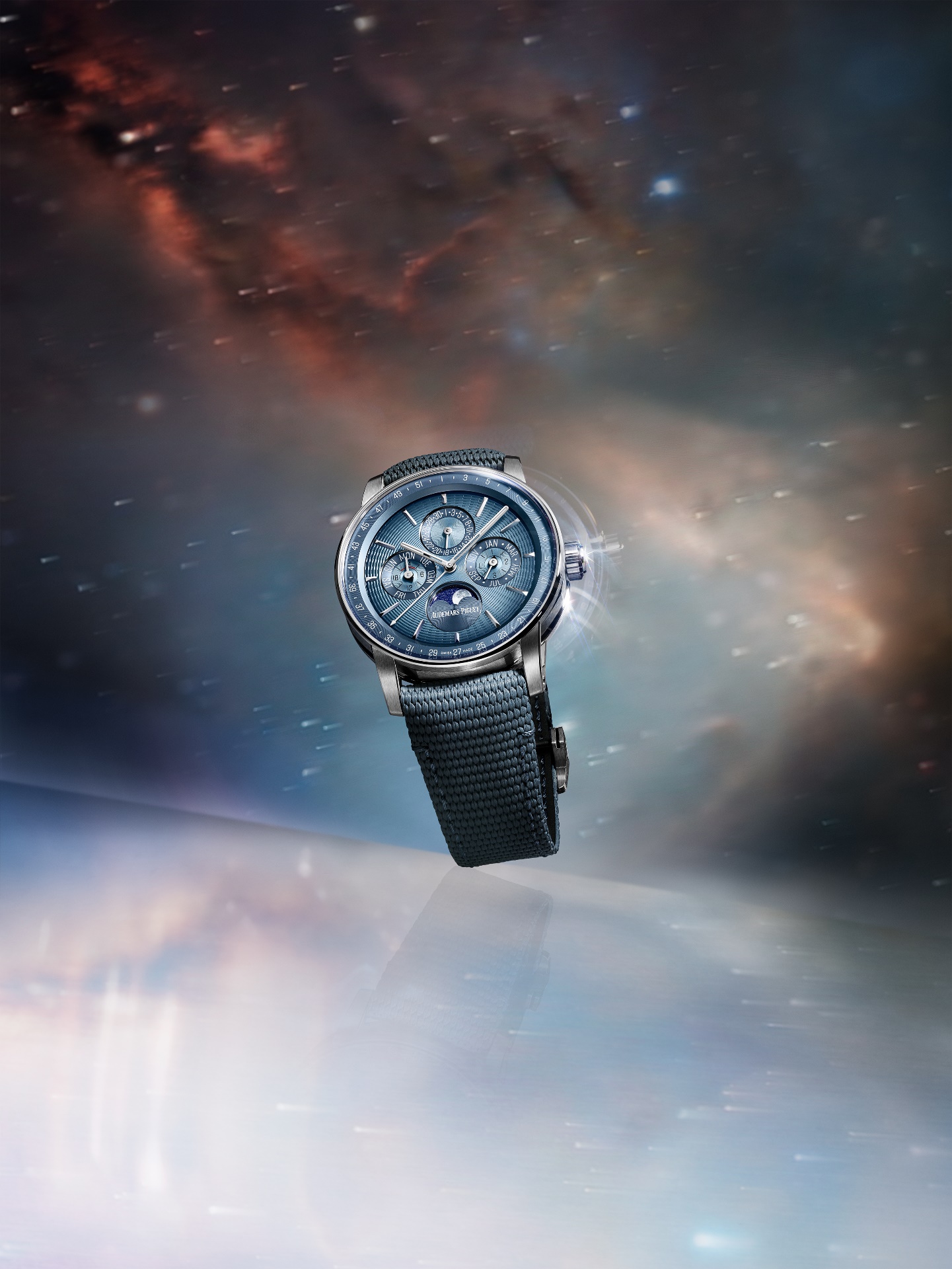 A watch in the sky AI-generated content may be incorrect.